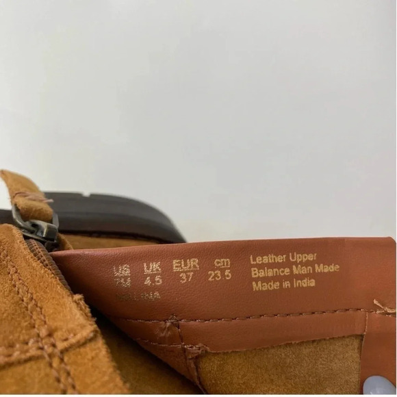 New Franco Sarto Womens Malina Whiskey Suede Ankle Boots Bootie Size 7 - Picture 8 of 10